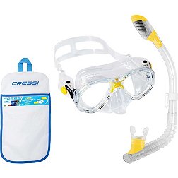 Cressi Marea Jr and Mini Dry Snorkel Mask Combo