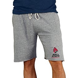 Concepts Sport Men's Ball State Cardinals Charcoal Mainstream Shorts