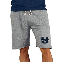 Concepts Sport Men's Utah State Aggies Charcoal Mainstream Shorts