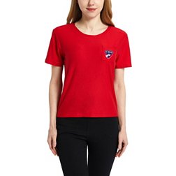 Concepts Sport Women's FC Dallas Zest Red Short Sleeve Top