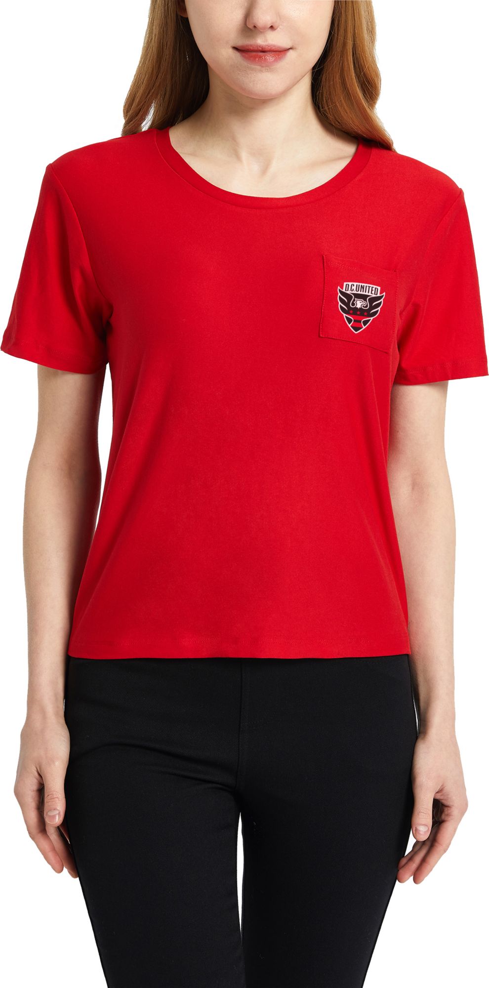 Concepts Sport Women's D.C. United Zest Red Short Sleeve Top