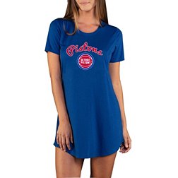 Concepts Sport Women's Detroit Pistons Marathon Blue Night T-Shirt