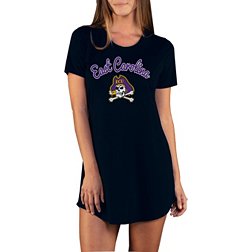 Concepts Sport Women's East Carolina Pirates Black Night Shirt