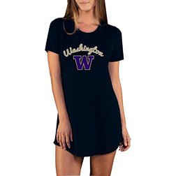 Concepts Sport Women's Washington Huskies Black Night Shirt