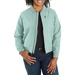 Carhartt Women's Super Dux Relaxed Fit Sherpa-Lined Active Jacket,  BlackBerry, X-Small at  Women's Coats Shop