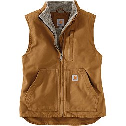 Carhartt Women's Relaxed Fit Washed Duck Sherpa Lined Vest