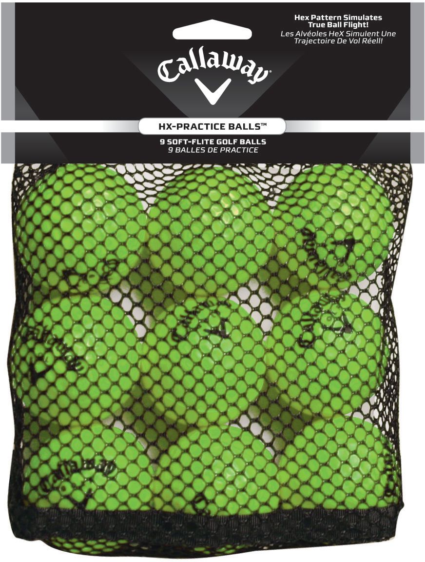 Callaway HX Practice Golf Balls – 9 Pack