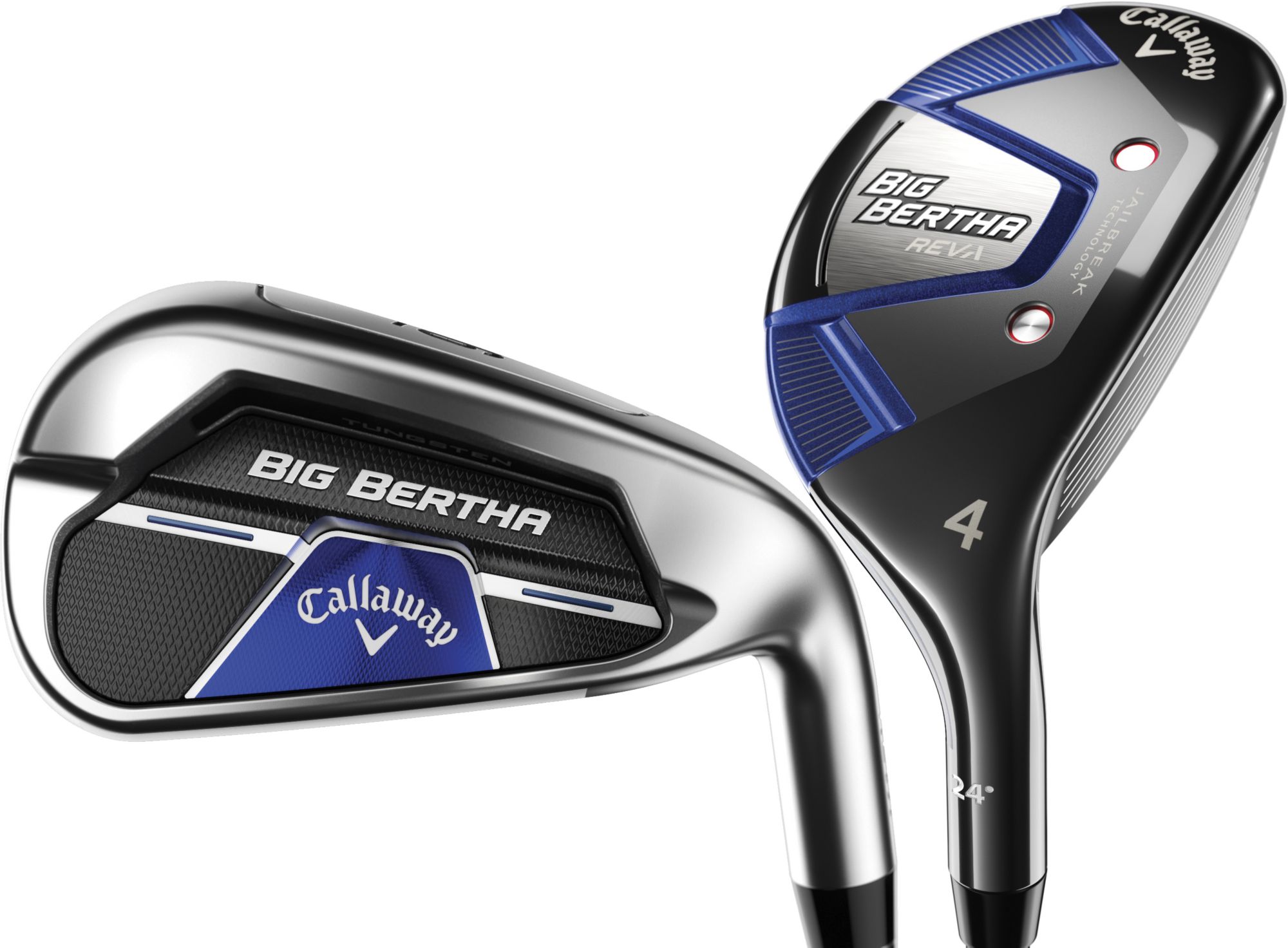 AGX Tour XS Complete Hybrid Iron Set (3-9) – Game Improvement Stainless Steel, Graphite Shafts, Multiple Flex & Length Options