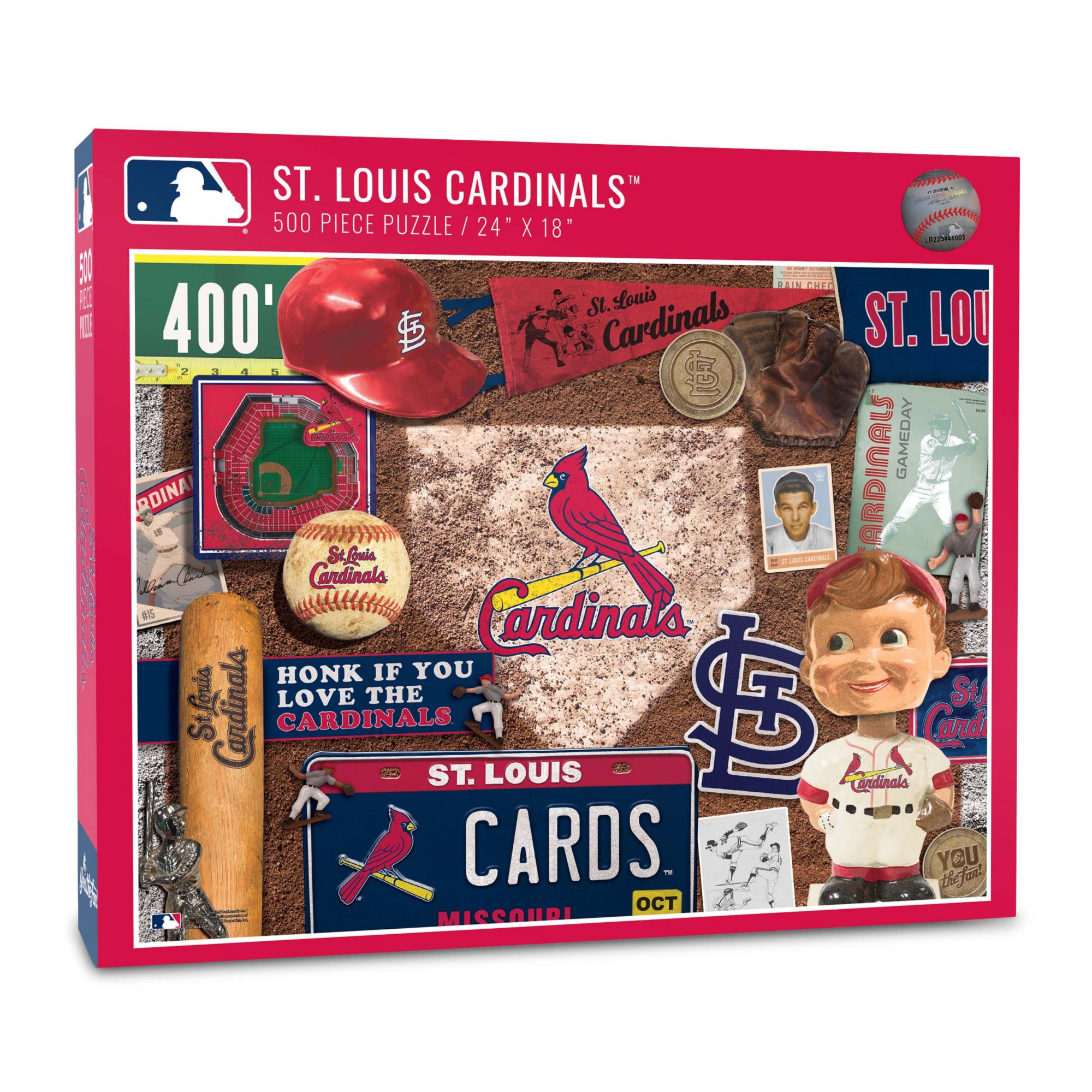 YouTheFan St. Louis Cardinals Retro Series 500-Piece Puzzle
