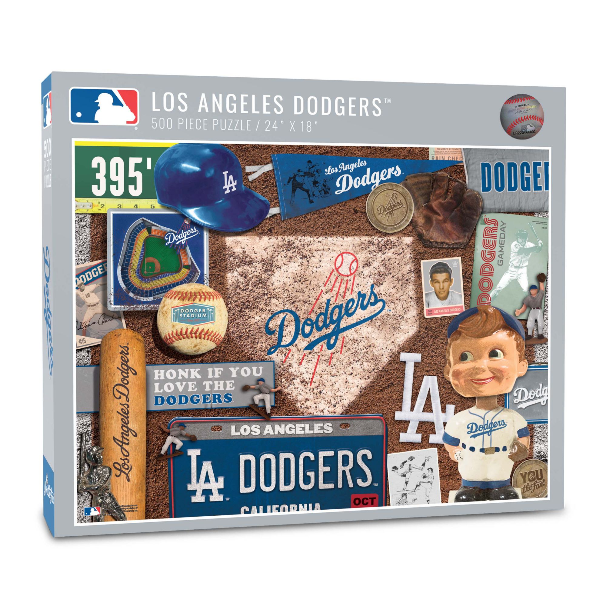 YouTheFan Los Angeles Dodgers Retro Series 500-Piece Puzzle