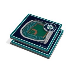 You the Fan Seattle Mariners Stadium View Coaster Set