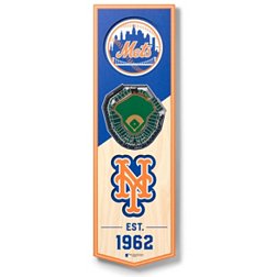 You The Fan New York Mets 6''x19'' 3-D Banner