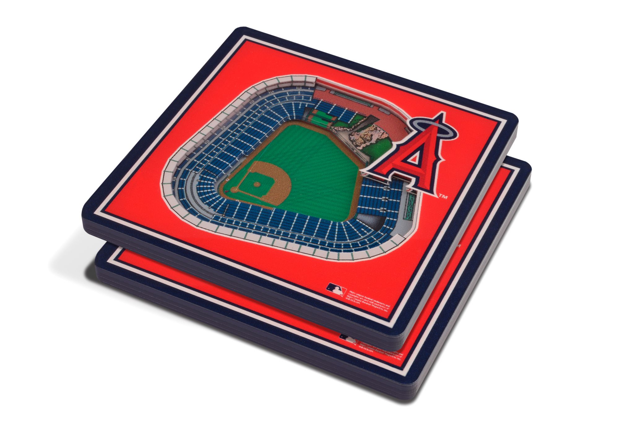 YouTheFan Los Angeles Angels Stadium View Coaster Set