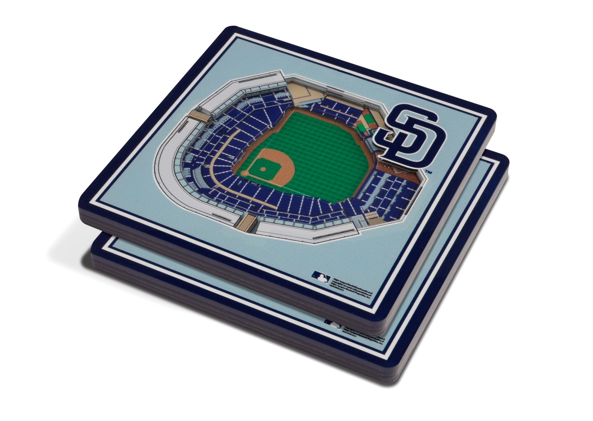 YouTheFan San Diego Padres Stadium View Coaster Set