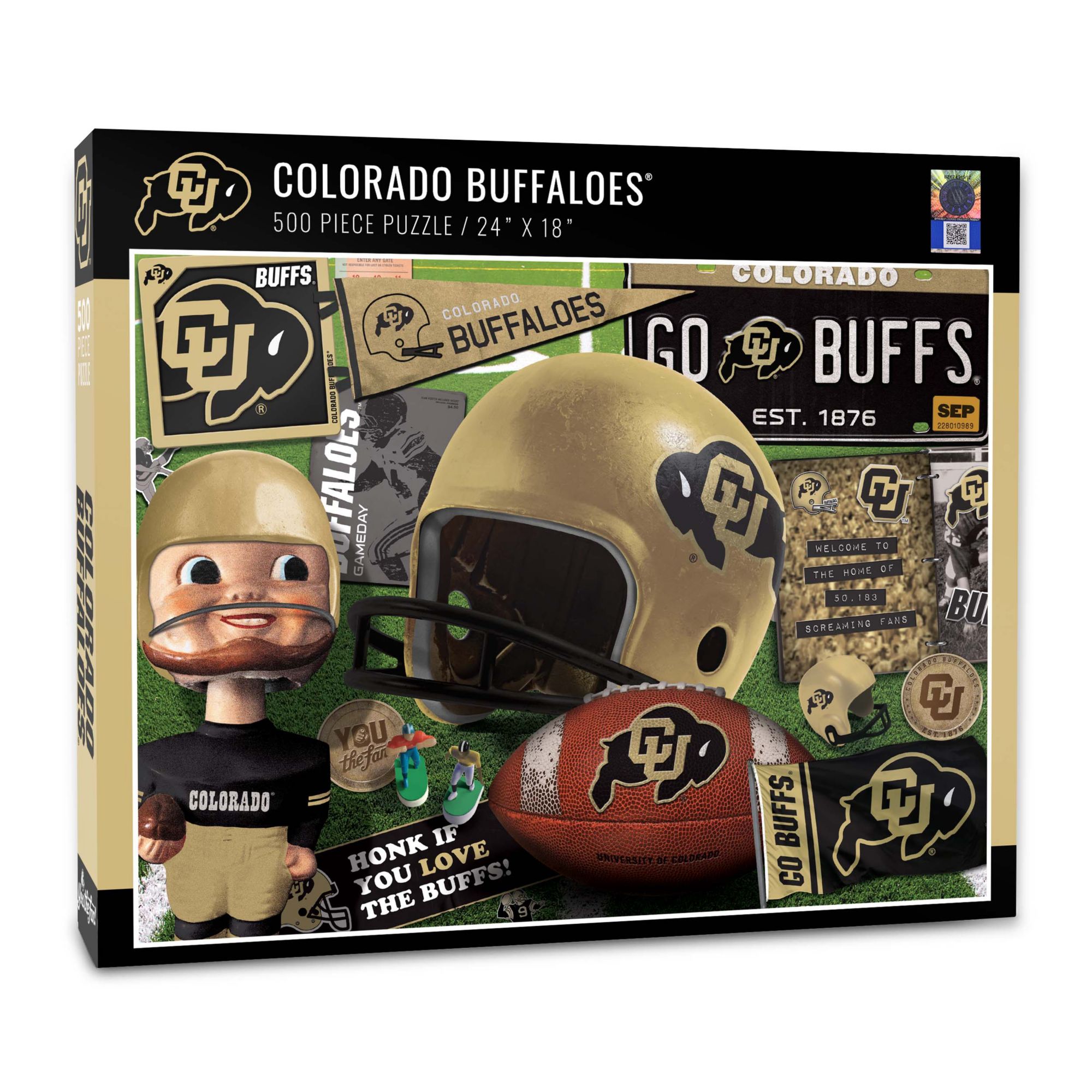 YouTheFan Colorado Buffaloes Retro Series 500-Piece Puzzle