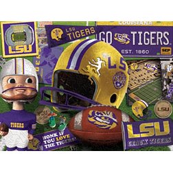 You The Fan LSU Tigers Wooden Puzzle