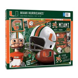You The Fan Miami Hurricanes Retro Series 500-Piece Puzzle
