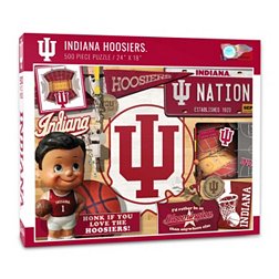 You The Fan Indiana Hoosiers Retro Series 500-Piece Puzzle