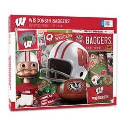 You The Fan Wisconsin Badgers Retro Series 500-Piece Puzzle