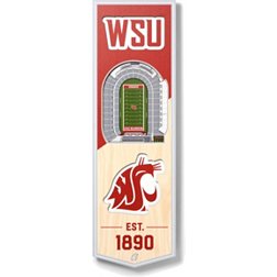 You The Fan Washington State Cougars 6"x19" 3-D Banner