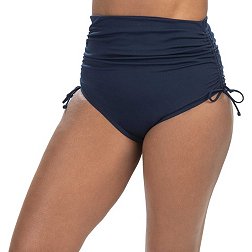 Dolfin Aquashape Women's Adjustable High Waisted Moderate Brief Swimsuit Bottoms