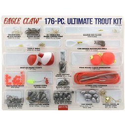 Eagle Claw Lazer Sharp Ultimate Trout Kit – 176 Pieces