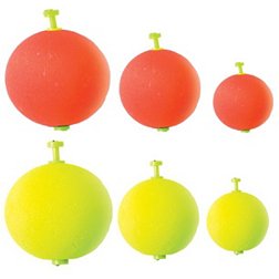 Eagle Claw Round Weighted Foam Floats Assorted Pack