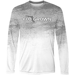 FloGrown Men's Overprint Flag Performance Long Sleeve T-Shirt