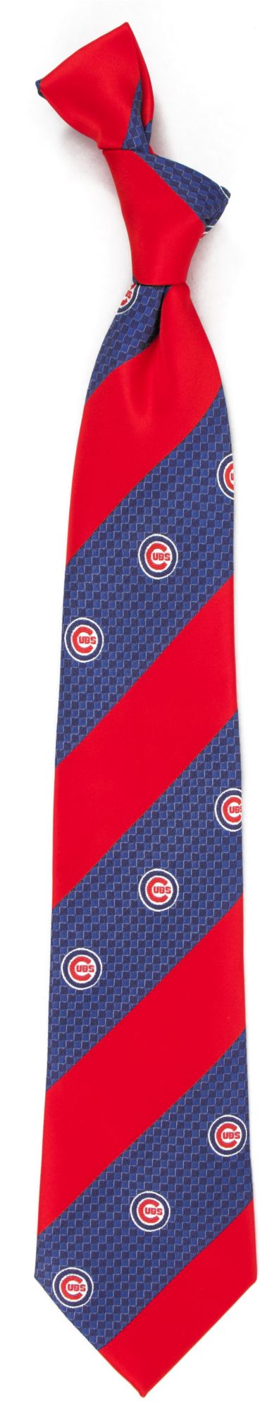 Eagles Wings Chicago Cubs Geo Stripe Necktie