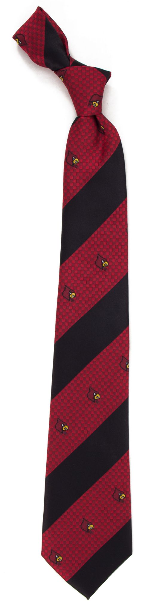 Eagles Wings Louisville Cardinals Geo Stripe Necktie