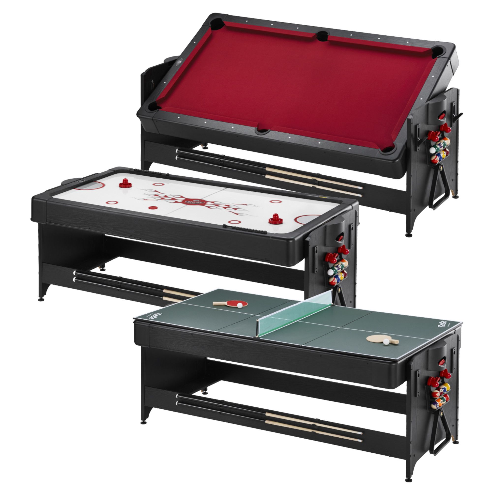 Fat Cat Original 3-In-1 7' Pockey Multi-Game Table