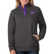 G-III For Her Women's Minnesota Vikings Quillted Black Pullover
