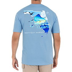 Guy Harvey Men's Florida Mahi Pocket T-Shirt