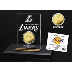 Highland Mint 2020 NBA Champions Los Angeles Lakers 17x Champs Gold Coin Acrylic