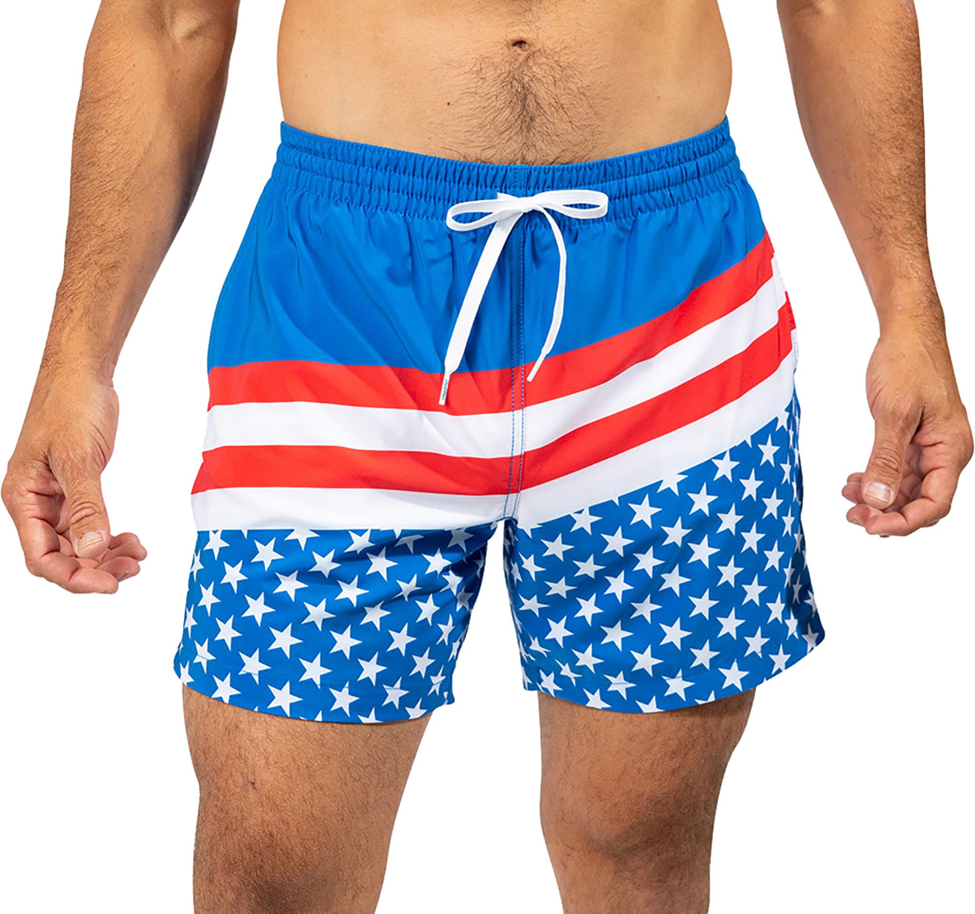 mens short swim trunks clearance