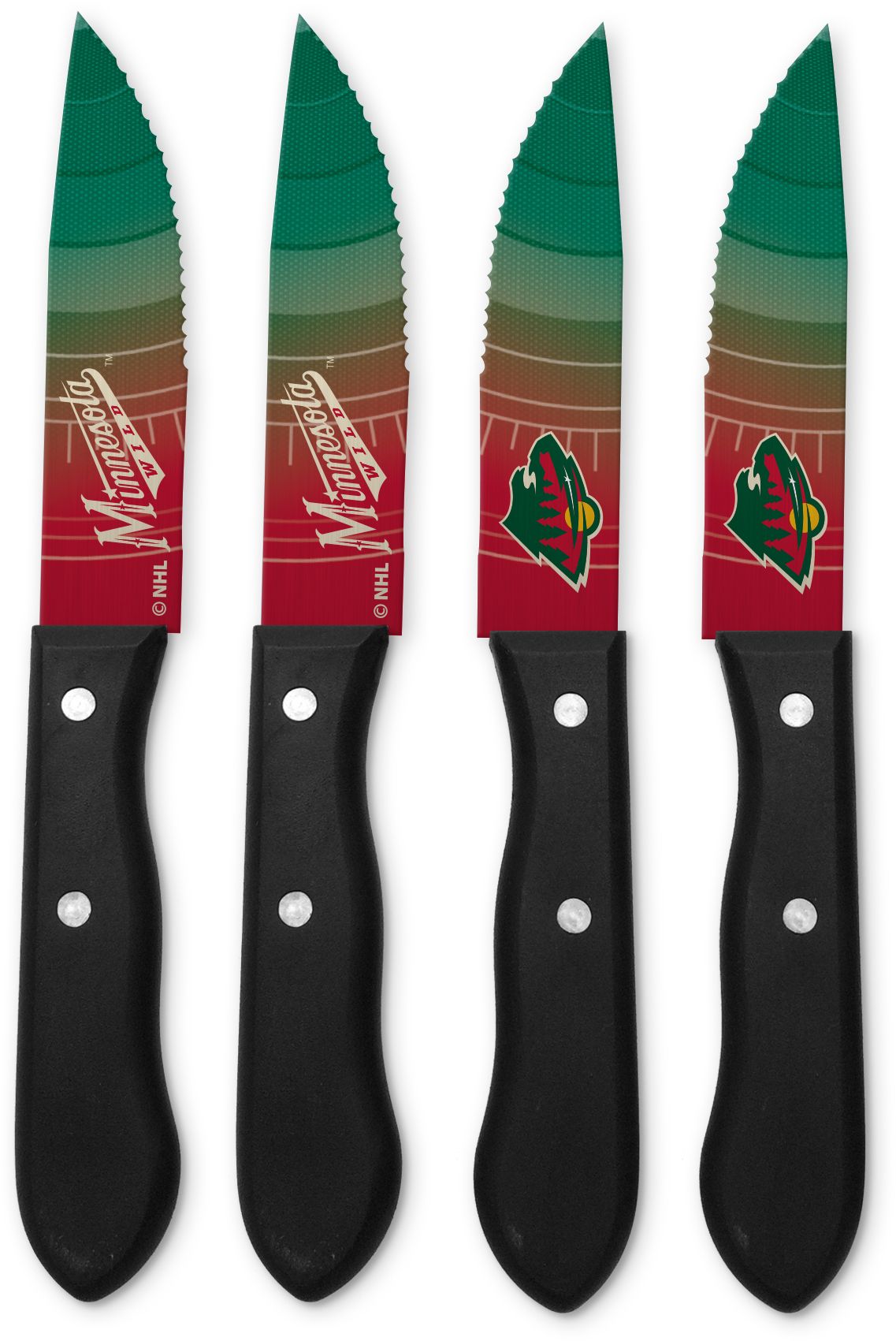 Sports Vault Minnesota Wild Steak Knives
