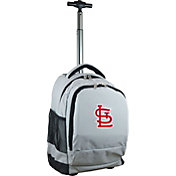 Mojo St. Louis Cardinals Wheeled Premium Grey Backpack