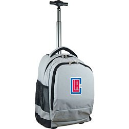 Mojo Los Angeles Clippers Wheeled Premium Grey Backpack