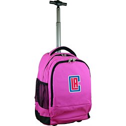 Mojo Los Angeles Clippers Wheeled Premium Pink Backpack