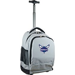 Mojo Charlotte Hornets Wheeled Premium Grey Backpack