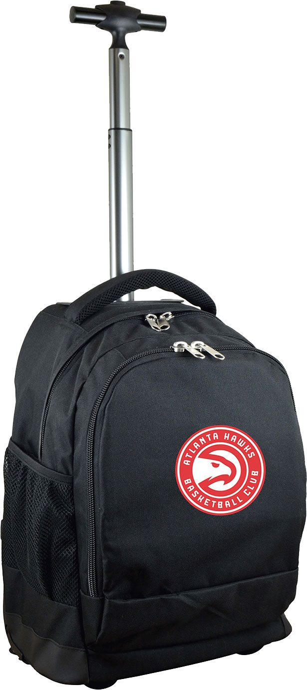 Mojo Atlanta Hawks Wheeled Premium Black Backpack