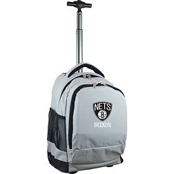 Mojo Brooklyn Nets Wheeled Premium Grey Backpack
