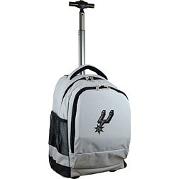 Mojo San Antonio Spurs Wheeled Premium Grey Backpack