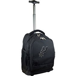 Mojo San Antonio Spurs Wheeled Premium Black Backpack
