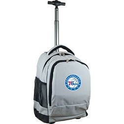 Mojo Philadelphia 76ers Wheeled Premium Grey Backpack
