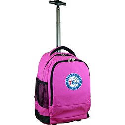 Mojo Philadelphia 76ers Wheeled Premium Pink Backpack