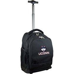 Mojo UConn Huskies Wheeled Premium Black Backpack