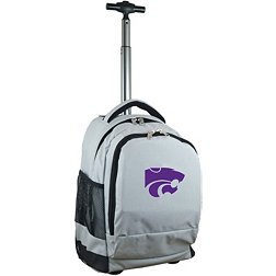 Mojo Kansas State Wildcats Wheeled Premium Grey Backpack