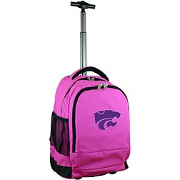 Mojo Kansas State Wildcats Wheeled Premium Pink Backpack