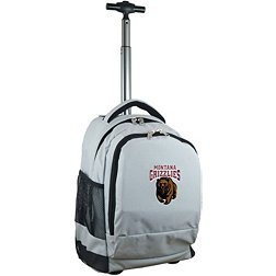 Mojo Montana Grizzlies Wheeled Premium Grey Backpack
